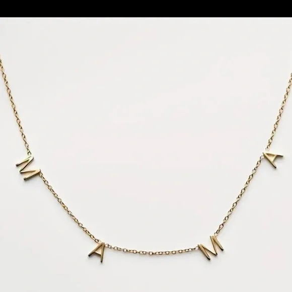 mama gold chain necklace new - Picture 2 of 4